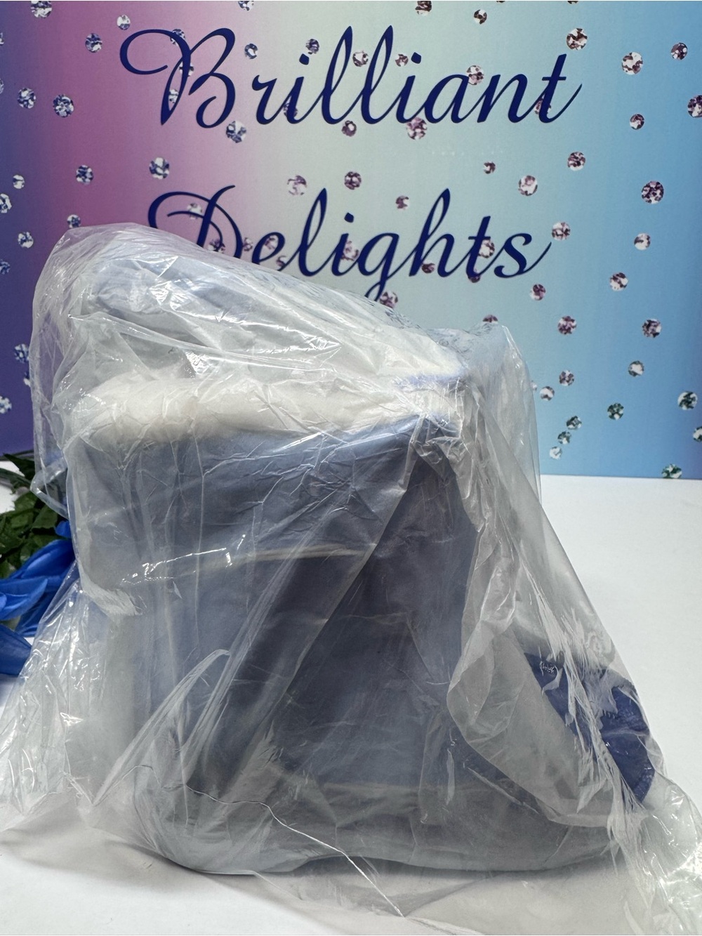 ❄️NIB BLUE IRIDESCENT SNOW BOOTS - Picture 11 of 14